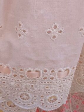 Baby Girl White eyelet dress Size 1